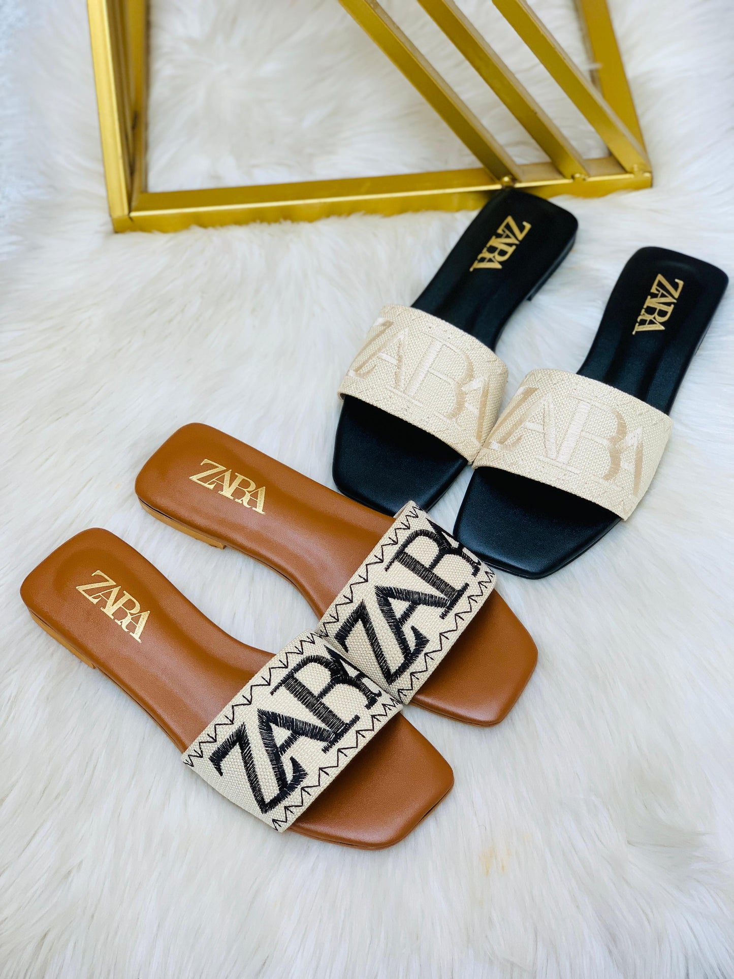 Zara Embroidery Slipper