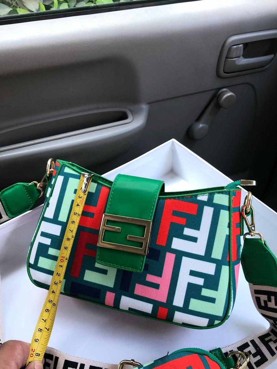 FENDI 2 PIECE CROSS BODY BAG