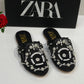 Zara Imbroidery  flat pumps