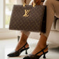 LV heel and handbag matching set luxury design