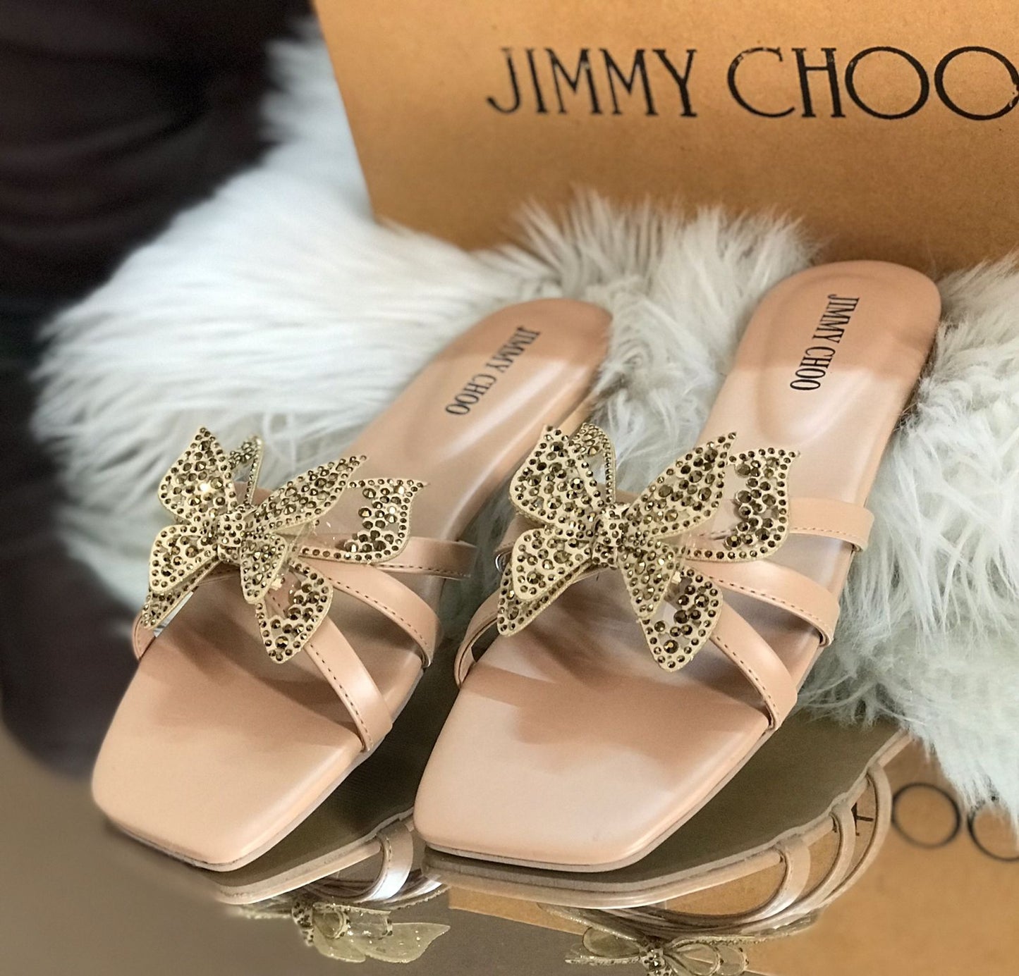 Jimmy Choo Butterfly Slipper