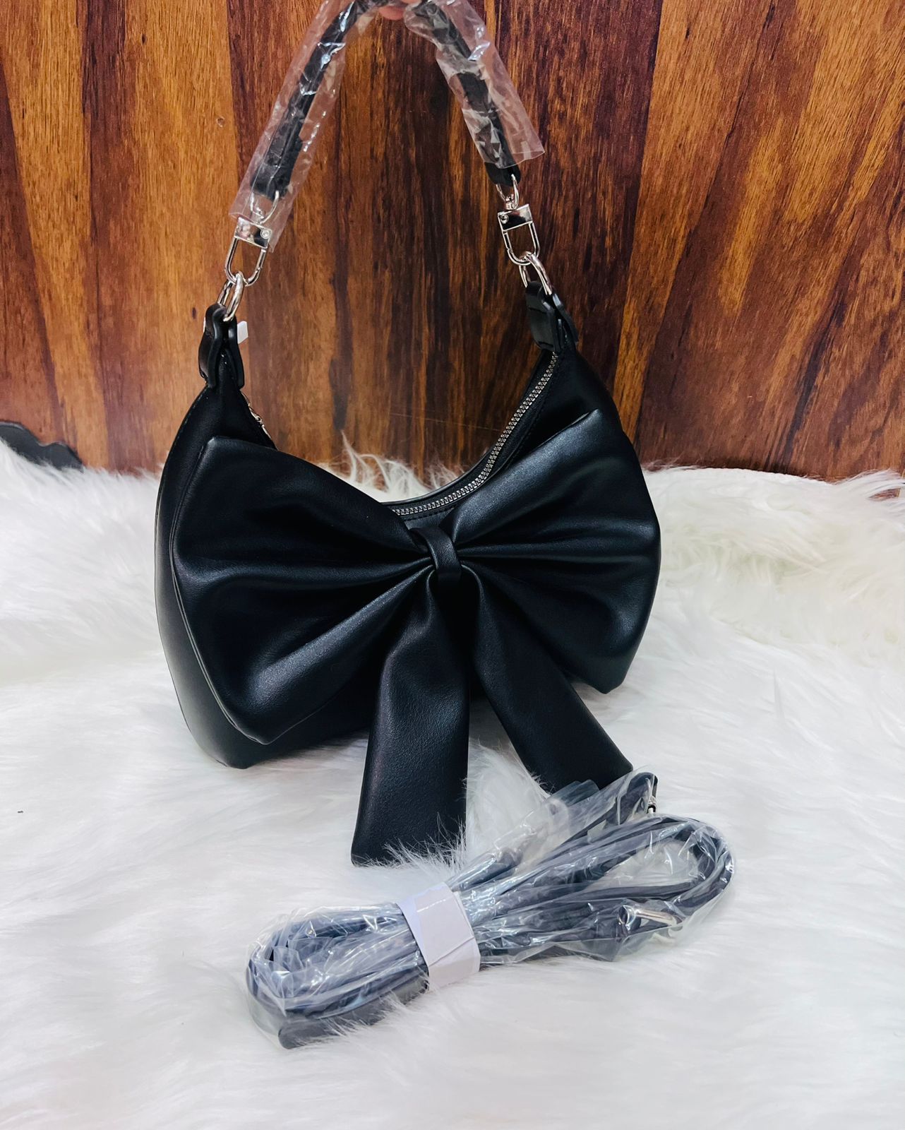 Bow style  handbag