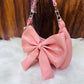 Bow style  handbag