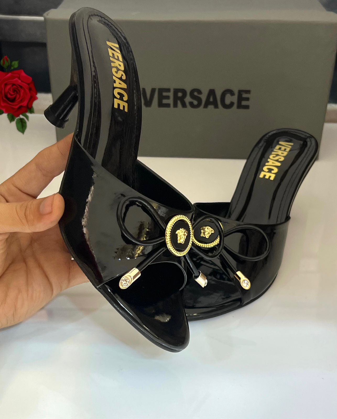 Versace Tie Heel