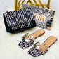 Cristian Dior Slipper & Bag Set