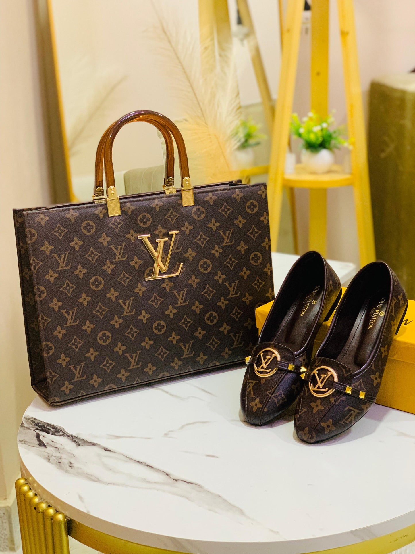 Louis Vuitton Pump & Bag Set