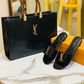 Yves Saint Laurent Slipper & Bag Set