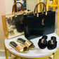 Yves Saint Laurent Slipper & Bag Set