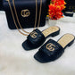 Gucci bag and Slipper