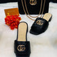 Gucci bag and Slipper