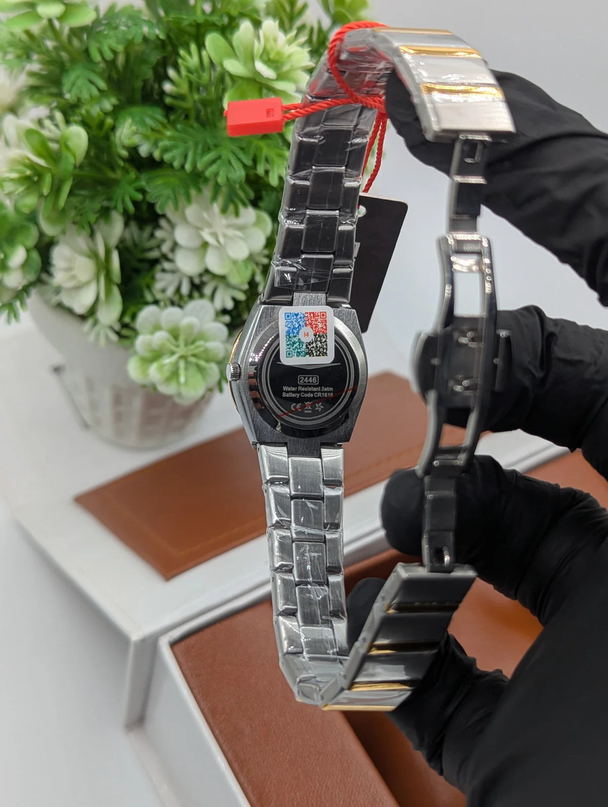 Skmei 2446 Stone shudded Ladies Digital Watch