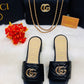 Gucci bag and Slipper
