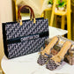 Christian Dior Slipper & Bag Set