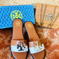 Tory Burch Slipper & Bag Set